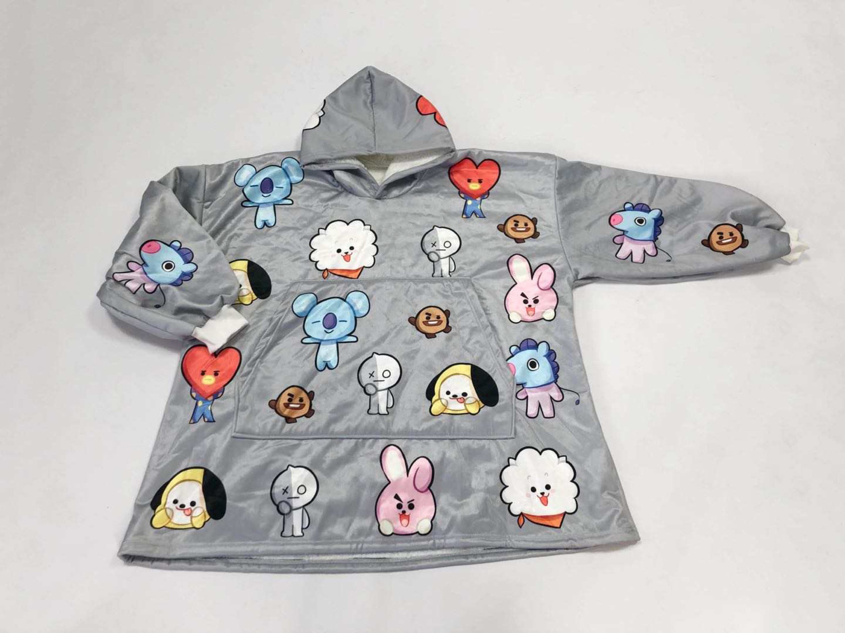 BT21 Hooded Blanket Etsy