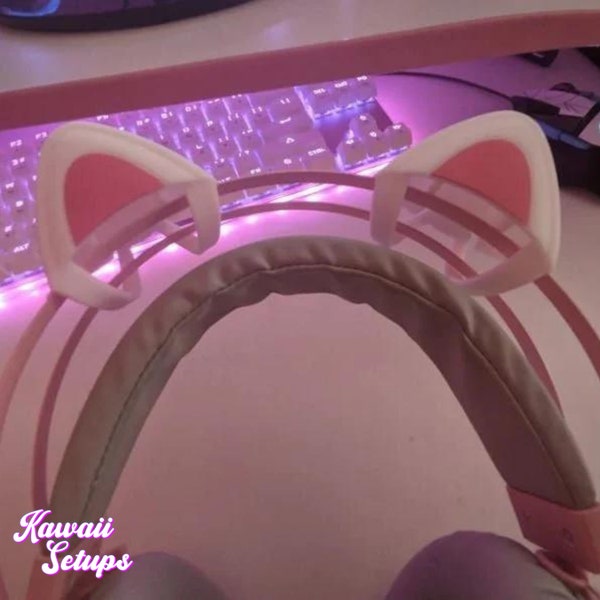 Cat Ear Attachable For Headset Unique Gaming Accessory