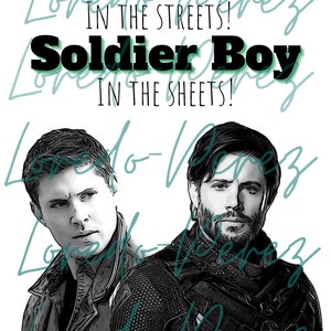 Dean Winchester Soldier Boy PNG