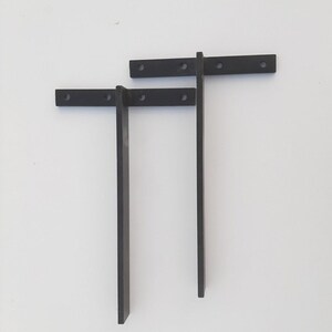 Heavy Duty Steel Wall Mount Sink Brackets for Marble & Stone, Floating Vanity Support