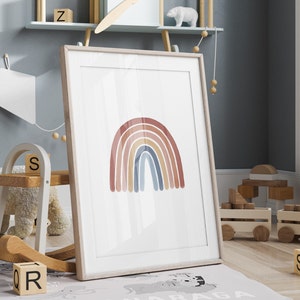 Boho Rainbow Wall Art Rainbow Nursery Decor PRINTABLE Wall Art Kids Room Decor Rainbow Poster DIGITAL DOWNLOAD image 5