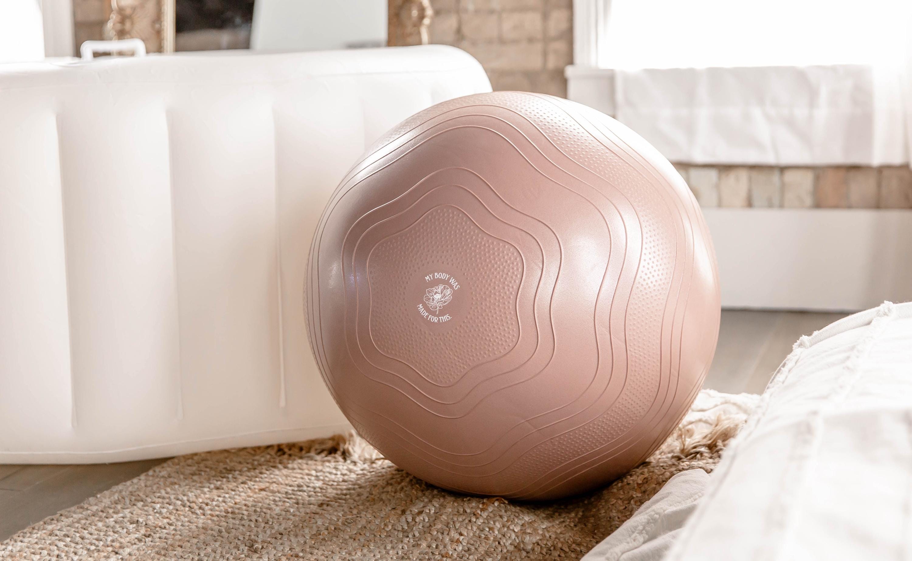 Doula Designed Birth Ball for Pregnancy and Labor | 65cm Stability Yoga ...