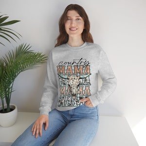 Country Mama Unisex Heavy Blend Crewneck Sweatshirt
