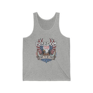 Freedom Tour Born to be Free Eagle Unisex Jersey Tank