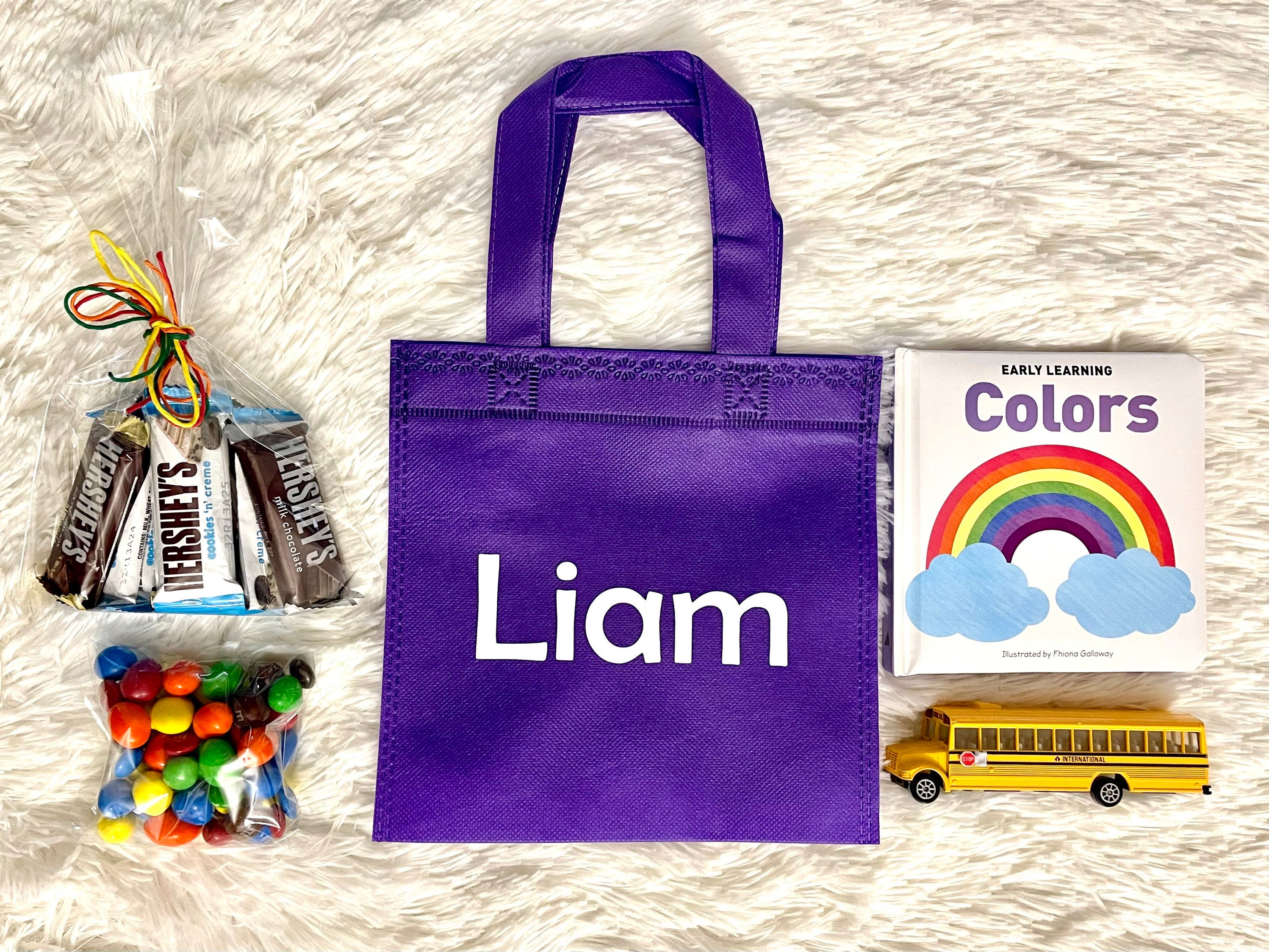 Colorful Birthday Party Bags Personalized Party Bags for Etsy