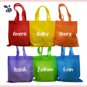 Party Bags, Birthday Goodie Bags, Personalized Favor Bags for Kids, Custom Goodie Bags 9.75&quot;x9.75&quot;