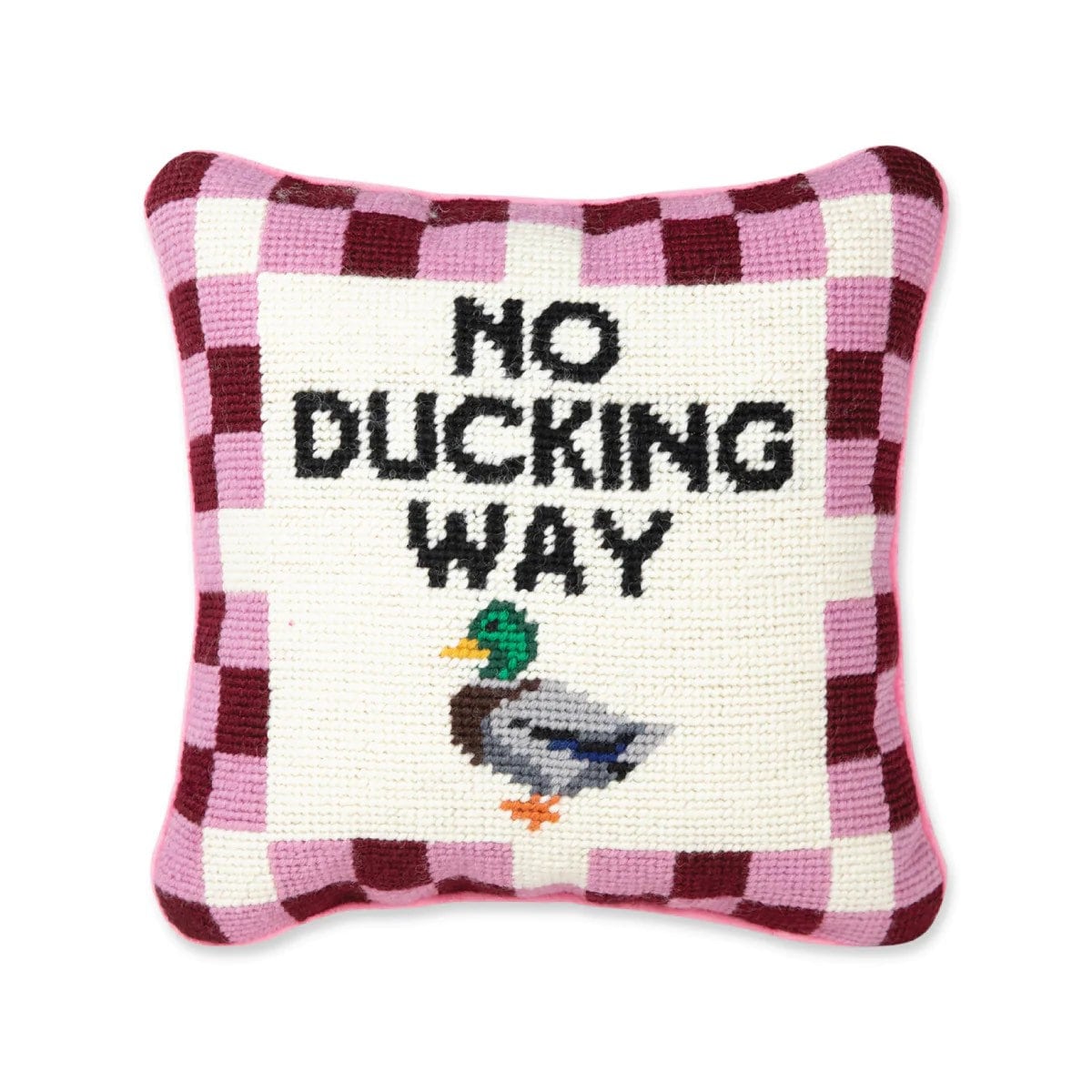 Duck Duck Large Lumbar Pillow – Cable Design