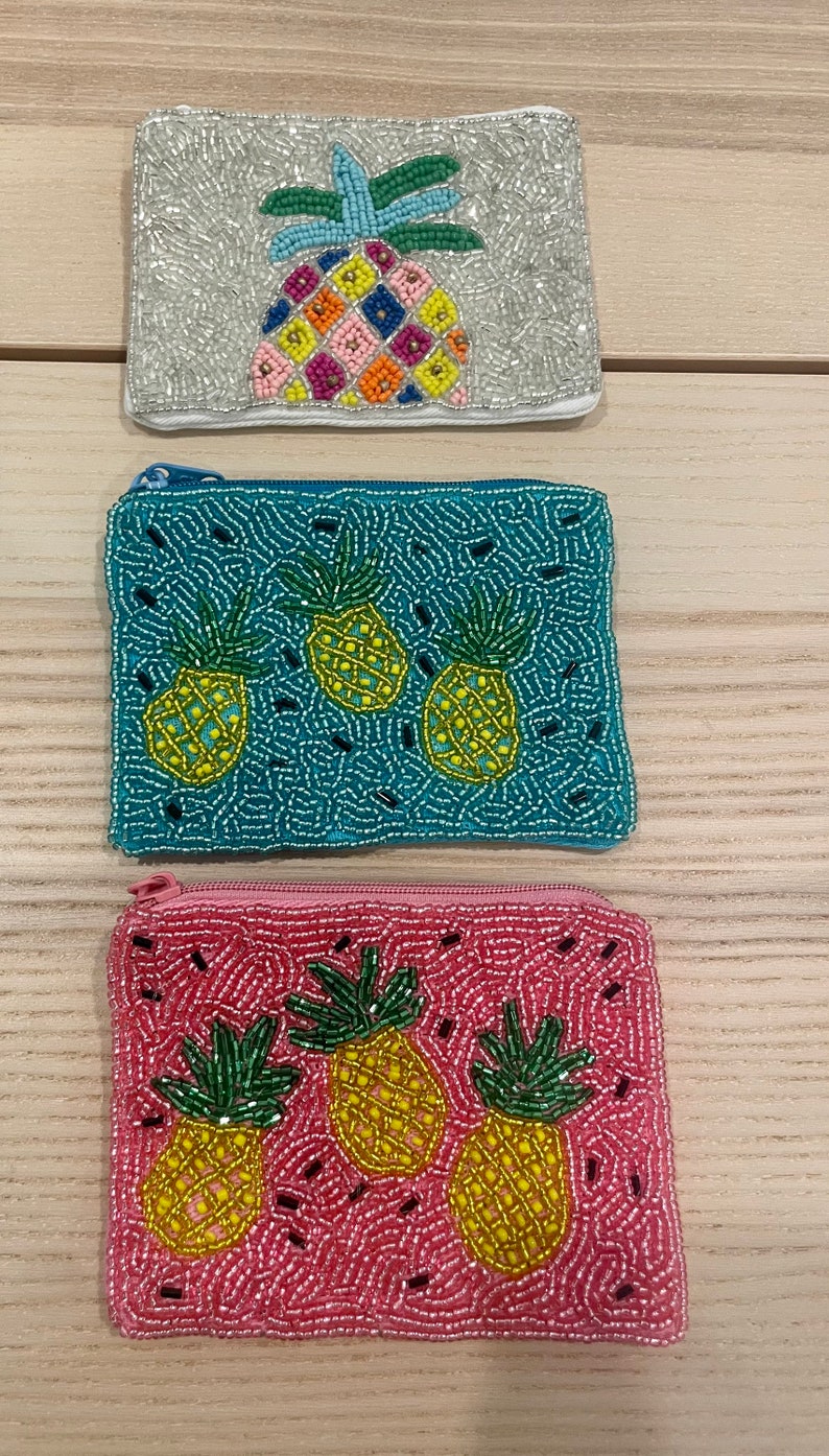 Seed Bead Coin Purse Pouch SALE Blow Out Beaded Pouch Etsy