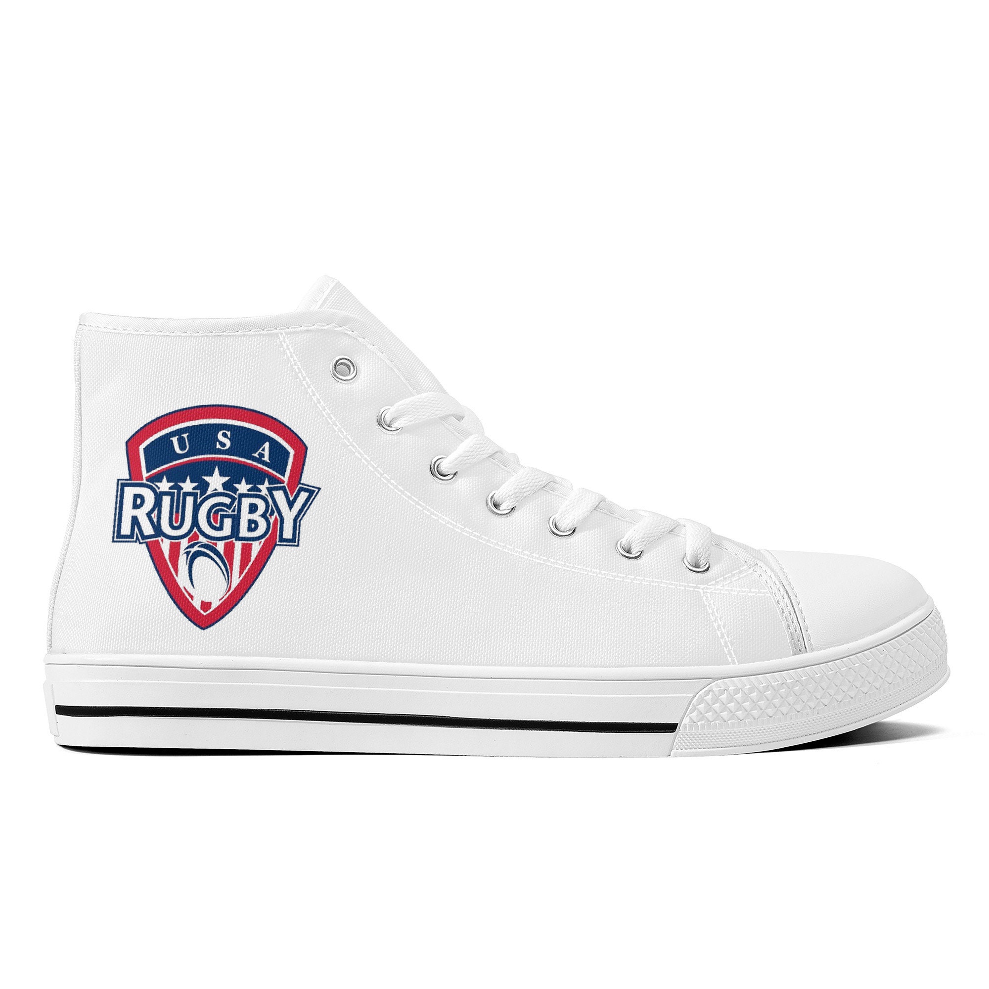 USA National Rugby High-Top Canvas Shoes sold by DanieAnderson | SKU ...