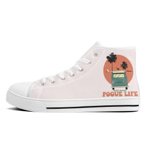 Zapatos de lona de caña alta - Outer Banks - Pogue Life - Zapatillas de Netflix