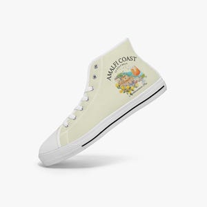 Zapatillas altas de lona Almalfi - Lengüeta imprimible