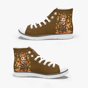 Kids Autumn Shoes / Converse Style /Kids High Top Canvas Shoes / Shoes For Preschooler / Adorable Kids Shoes /Shoes For Girl / Shoes For Boy