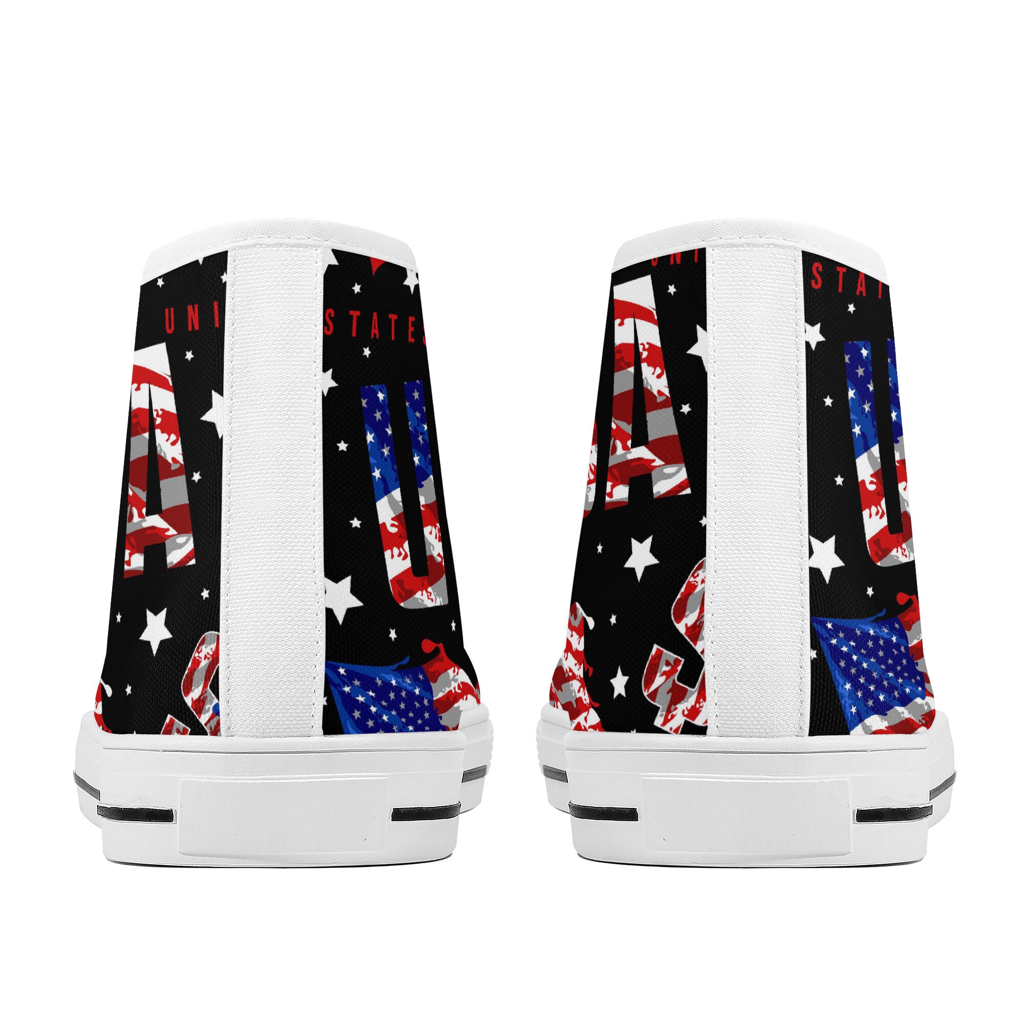 American Flag High Top Sneakers For Women