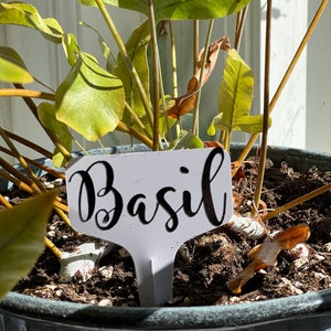 Custom Plant Garden Tags, Herb Vegetable Markers - Etsy