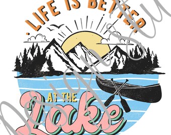 Life is Better at the Lake Shirt - Etsy