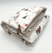 Baby blanket Stroller blanket throw blanket for babies lined with waffle piqué 