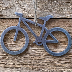 Mountain Bike Ornament Made From Stainless Steel handmade, Cycling Gift, Bike Christmas Ornament, Specialized Bike Ornament, Mountain Bike, Metal Bike Ornament, Bike racing, Cycling Gift, Biker Gift, Love Mountain Biking Gift, Steel Bike Ornament
