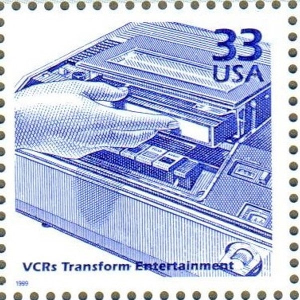 US Stamp Video Cassette Recorders VCR Transform Home Entertainment 1970 Celebrate the Century 33 Cent MNH Scotts 3189h