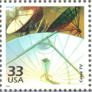 US Stamp Cable TV Television Introduced 1980s Celebrate the Century 33 Cent MNH Scotts 3190f