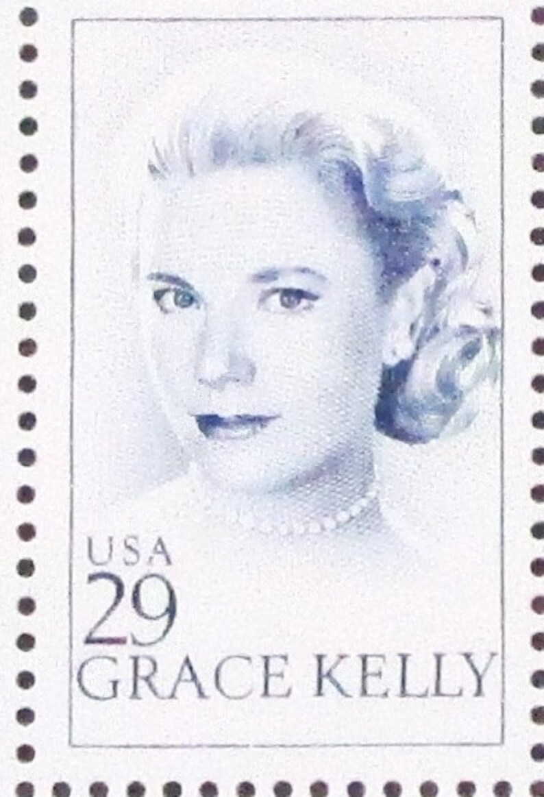 10 Unused Grace Kelly US Postage Stamps Wedding Postage Actress, Movie