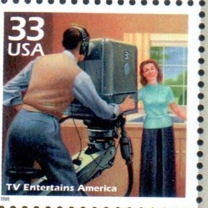 US Stamp 1940s Celebrate the Century Commercial Television Variety Shows, Comedy Shows 33 Cent MNH Scotts 3186f