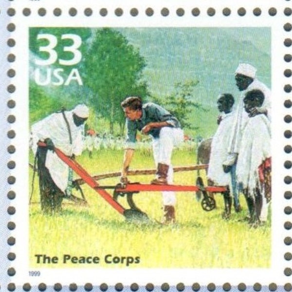 US Stamp Peace Corps Promoting World Peace 1960 Celebrate the Century 33 Cent MNH Scotts 3188f