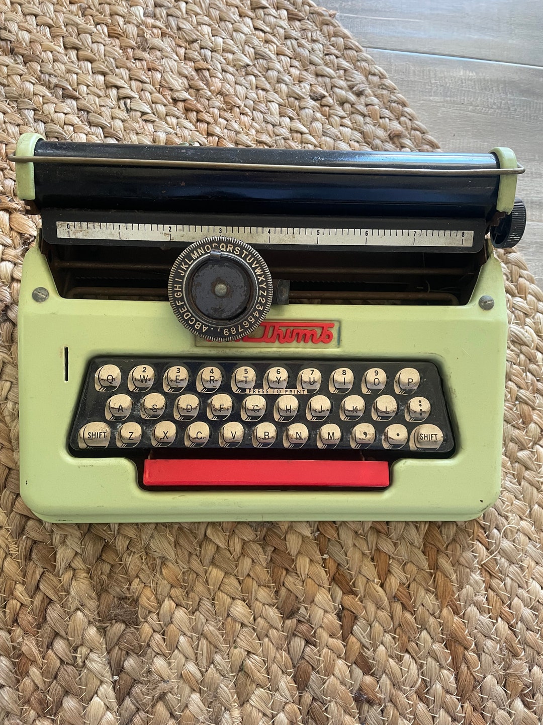 Vintage Tom Thumb Typewriter Dialatype Etsy