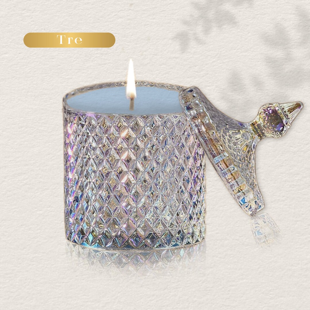 Tre Natural Soy Wax Candle - Eco-Friendly, Handcrafted