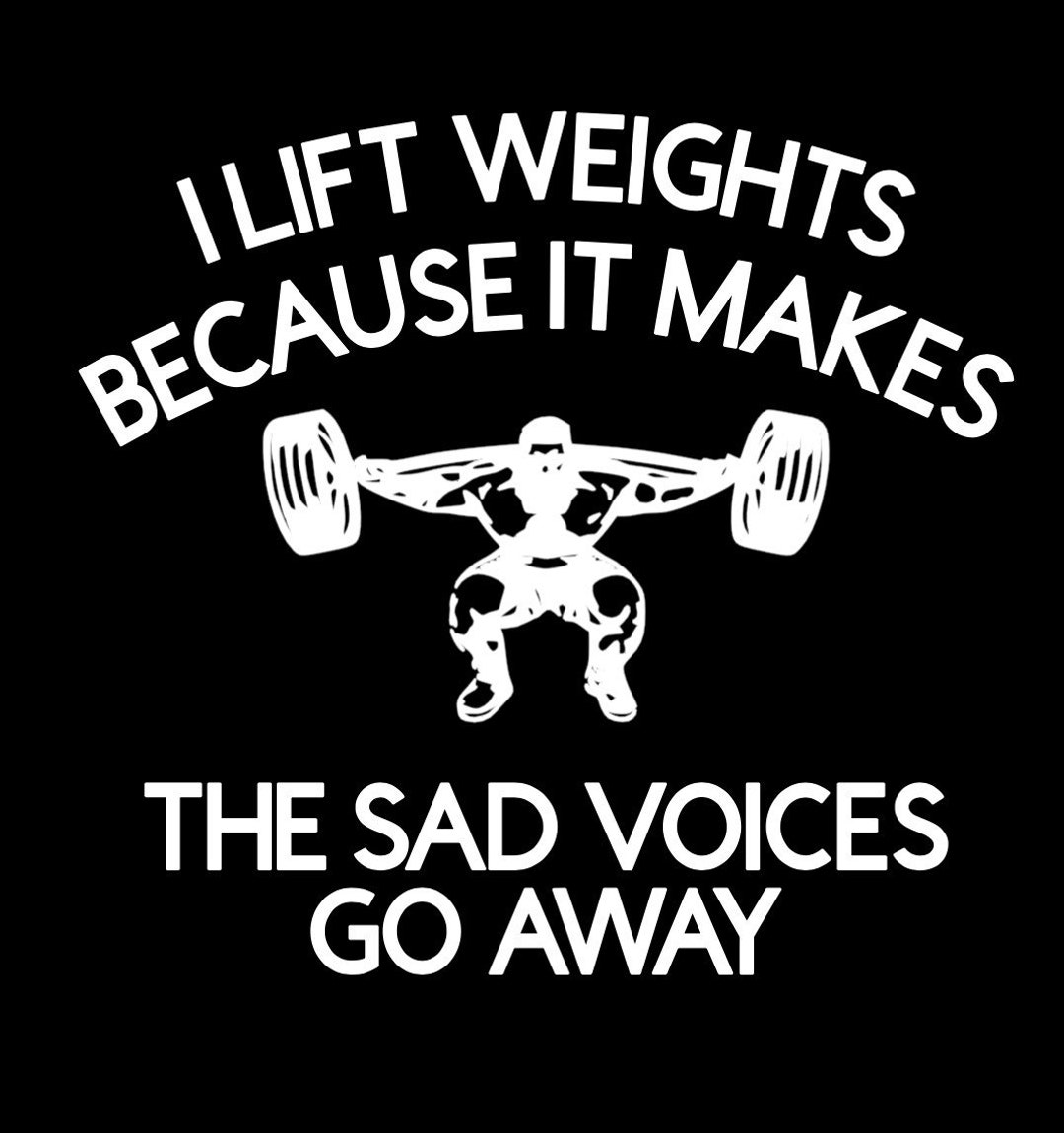 I Lift Weights To Make The Sad Voices Go Away Workout Or Gym Etsy i-lift-weights-to-make-the-sad-voices-go-away-workout-or-gym-etsy