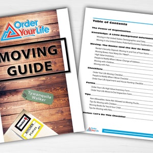 Order Your Life Moving Guide: Printable Moving Guide and Workbook with Moving Checklists, Forms, and Tips [Digital Download]