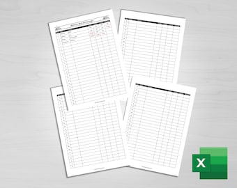 Moving Box Inventory Excel Spreadsheet: Printable Checklist (Digital Download)