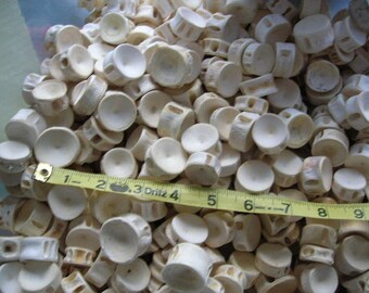 SET of 30 real Shark Vertebrae craft pieces art jewelry bead beads LARGE size 7/8" to 1 3/4" wide