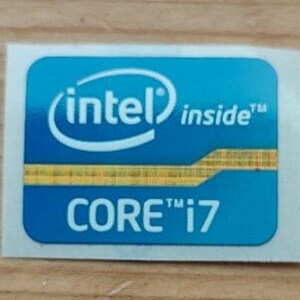 Intel Core i3, i5, i7, i9 Core Sticker 2, 3, 6, 11 generatie, echte OEM i7 Inside 2,3 Gen