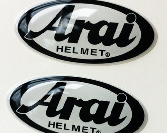 ARRAY 3D koepelvormige sticker badge zelfklevend 40 mm x 18 mm formaat - 2 stuks