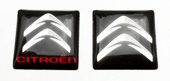 Autocollant Logo 3D Pour Citroën C3 II (2009-2016) - Stickers Métal Décoratif, Facile à Coller, Décoration Voiture - 12
