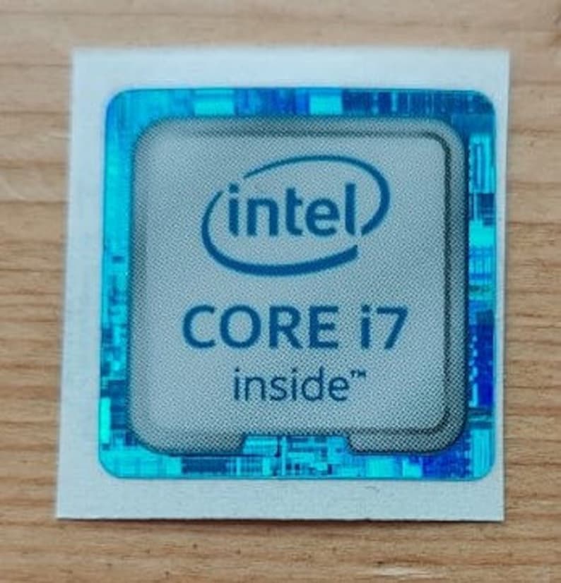 Intel Core i3, i5, i7, i9 Core Sticker 2, 3, 6, 11 generatie, echte OEM i7 Inside 6th Gen