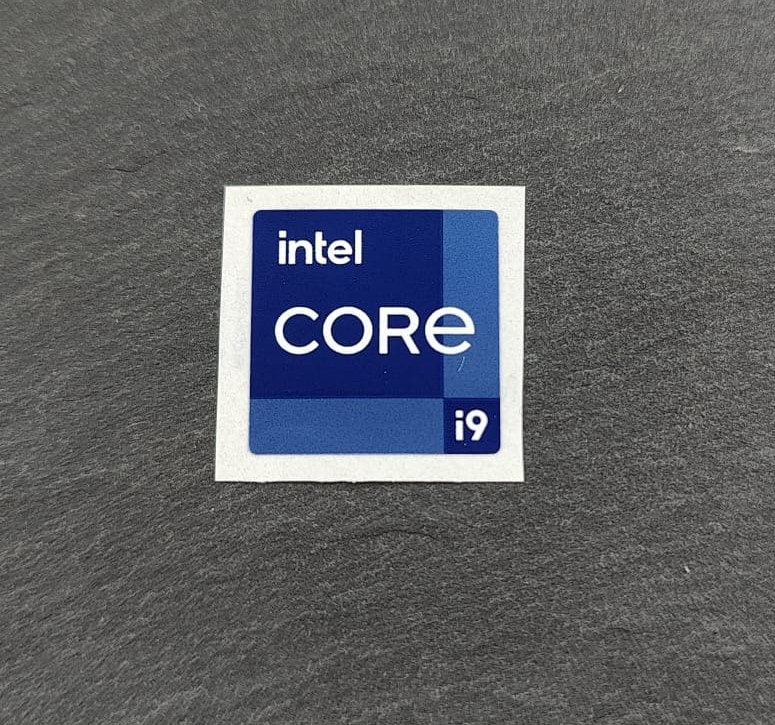 インテルステッカーi9 50PCS Intel Core i9 10th Gen Sticker Case Badge Genuine US