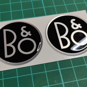 BANG OLUFSEN 3D domed sticker badge self adhesive - 2pcs