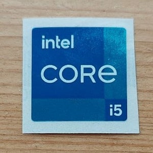 Intel Core i3, i5, i7, i9 Core Sticker 2, 3, 6, 11 generatie, echte OEM i5 CORE 11 Gen