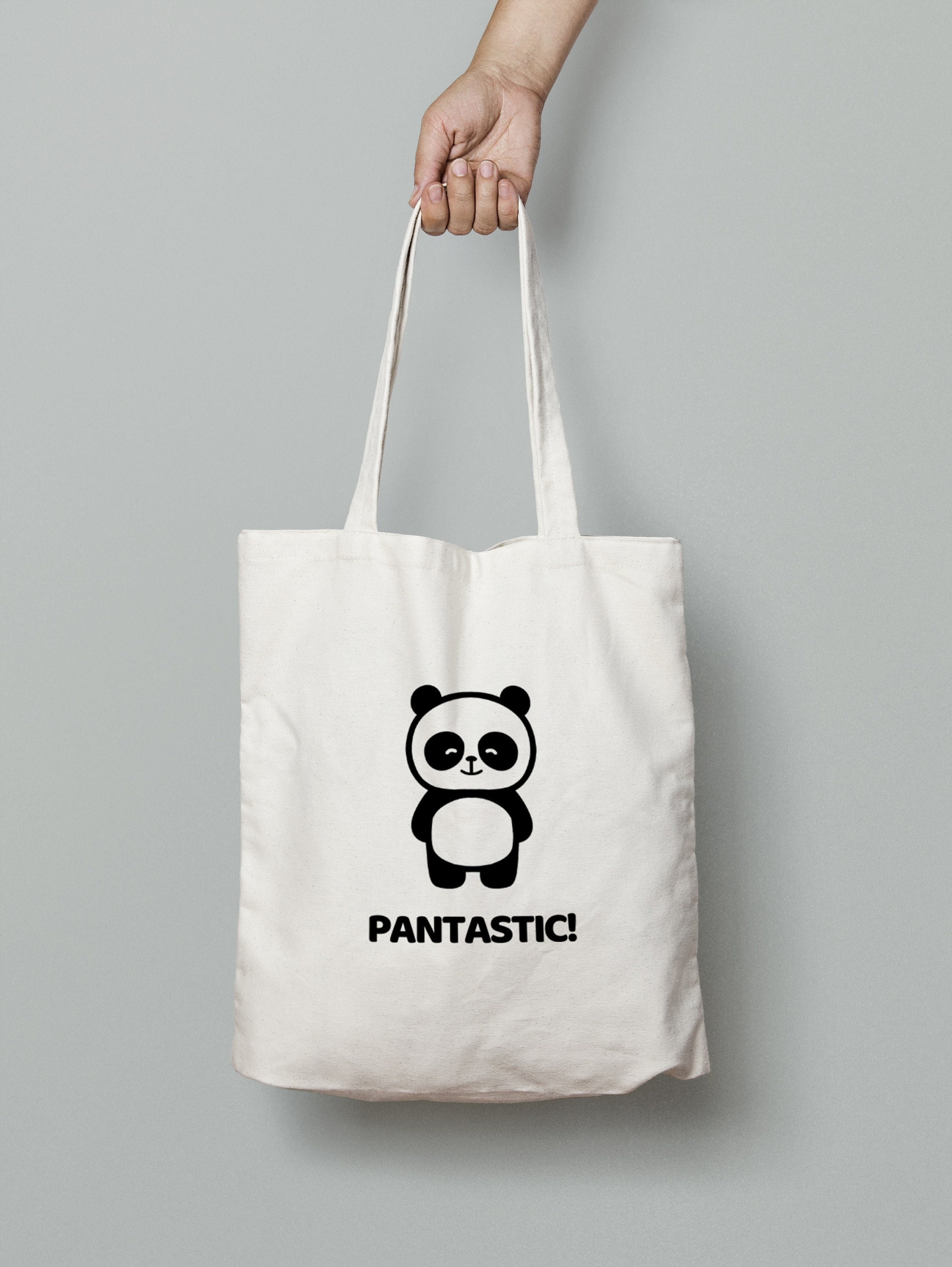 Panda tote bag hotsell