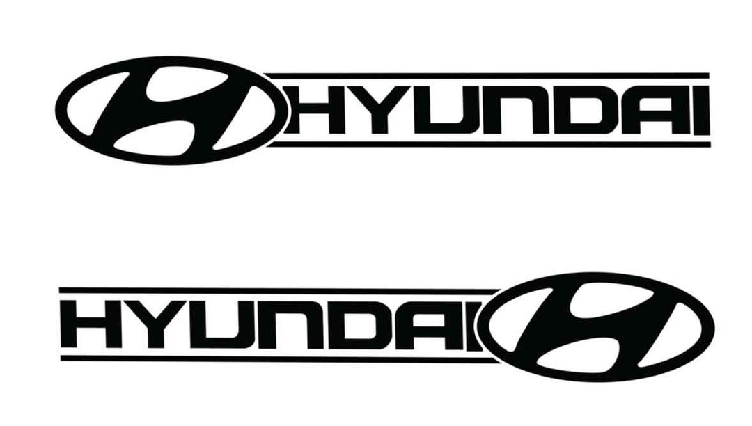 Hyundai Vinyl Transfer Decal Sticker Car Truck Graphics Vehicle Signs XL 