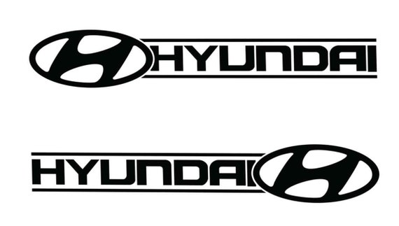 Hyundai Vinyl Transfer Decal Sticker Car Truck Graphics Vehicle Signs XL 