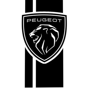 peugeot new logo 2021 sticker
