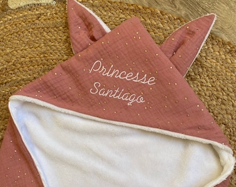 Cape de bain bébé personnalisée/cape de bain /cadeau de naissance /serviettes de bain bébé /cadeau personnalisé /