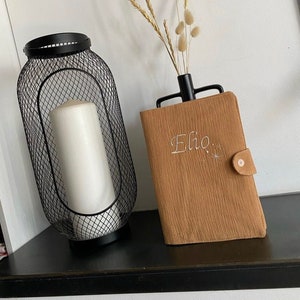 Protege cartilla sanitaria personalizada/funda protectora/regalo de nacimiento/regalo personalizado/accesorio para bebé
