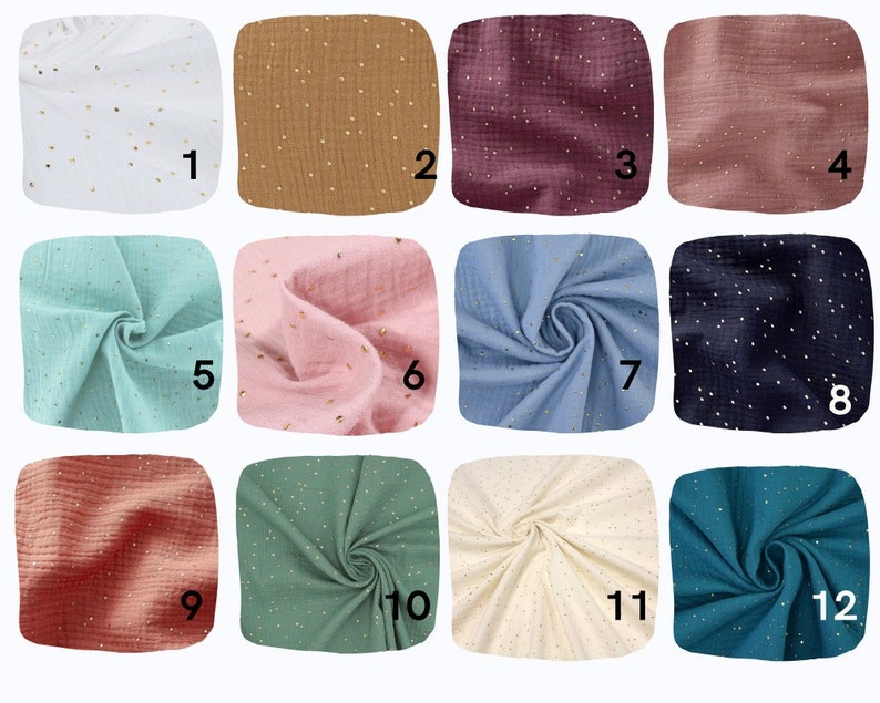 Bavoir personnalisé , Bavoir bandana double gaze pour bébé, cadeau de naissance, image 4