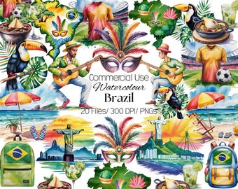 20 imágenes prediseñadas de Brasil - MSHIHeart