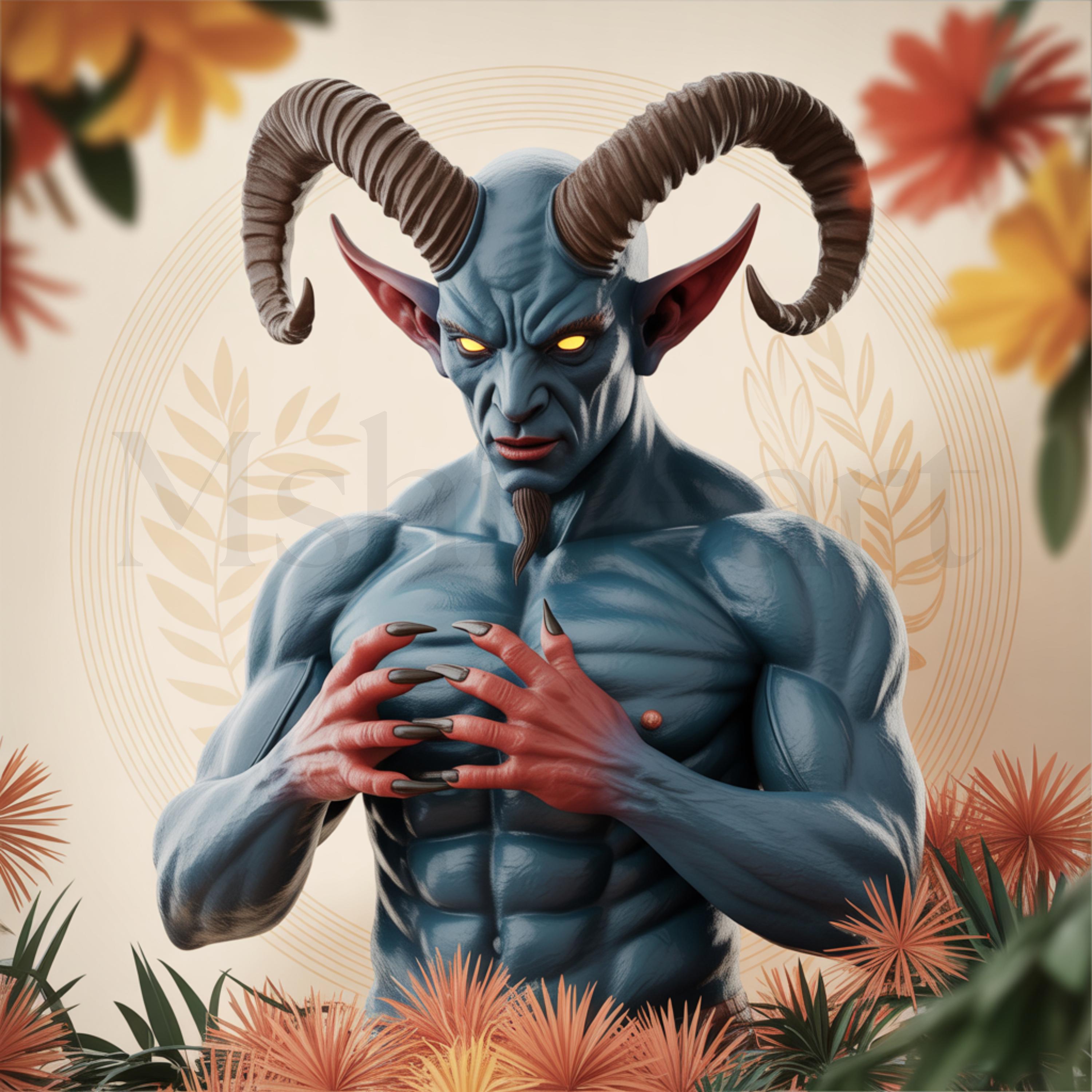Horror Texture Devil 36 Demon Clipart - Horned Devil Scary Monster Halloween Horned Devils ...
