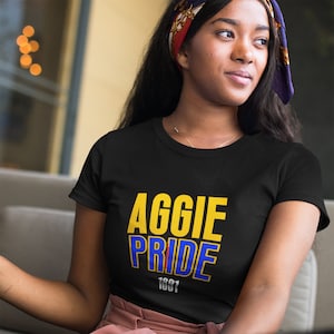 Aggie Pride - North Carolina Aggie Tees, Aggie Homecoming Hoodies, Vintage Aggie Alumni Apparel, Retro Aggie HBCU Merch, NCAT Aggies Shirt
