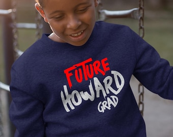 Futur diplômé Howard (unisexe) - T-shirt Howard Alumni, T-shirt Howard pour jeunes, Howard rétro, T-shirts Howard HBCU, T-shirts Bisons, Vêtements collégiaux pour jeunes